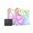 NZXT Fan Pack F140 RGB White 2Pack + RGB Controller