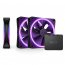 NZXT Fan Pack F120 RGB Duo Black 3Pack + RGB Controller